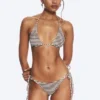 2er-Pack Bikini-Höschen mit Bindebändern – Schwarz + Braun/Weiß gestreift 2er-Pack Bikini-Höschen mit Bindebändern – Schwarz + Braun/Weiß gestreift