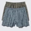 2er-Pack Boxershorts – Beige & Blau kariert 2er-Pack Boxershorts – Beige & Blau kariert