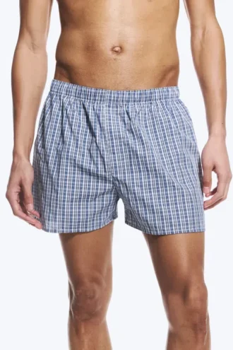 2er-Pack Boxershorts – Lila Karos Blaue Karos