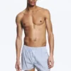 2er-Pack Boxershorts – Weiß, blaue Streifen 2er-Pack Boxershorts – Weiß, blaue Streifen