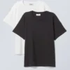 2er-Pack Essence Standard T-Shirt – Schwarz Weiß 2er-Pack Essence Standard T-Shirt – Schwarz Weiß