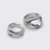 2er-Pack klobige, skulpturale Ringe – Dusty Silver 2er-Pack klobige, skulpturale Ringe – Dusty Silver