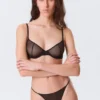 2er-Pack Mid-Rise-Mesh-Tangas – Schwarz 2er-Pack Mid-Rise-Mesh-Tangas – Schwarz