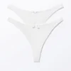 2er-Pack Pearl Low-Rise-Tangas – Weiß 2er-Pack Pearl Low-Rise-Tangas – Weiß