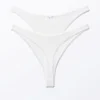 2er-Pack Pearl Low-Rise-Tangas – Weiß 2er-Pack Pearl Low-Rise-Tangas – Weiß