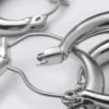 2er-Pack polierte Creolen – Silber 2er-Pack polierte Creolen – Silber