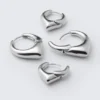 2er-Pack sanft spitz zulaufende Creolen – Silber 2er-Pack sanft spitz zulaufende Creolen – Silber