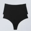 2er-Pack Soul Soft High Rise Tangas – Schwarz 2er-Pack Soul Soft High Rise Tangas – Schwarz