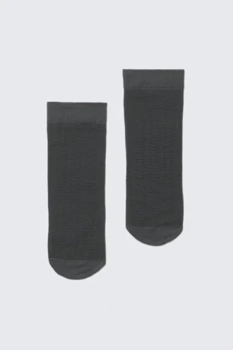 2er-Pack Spitzen-Socken – Dunkelgrau
