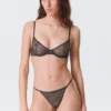 2er-Pack Tanga-Slips aus gewellter Spitze – Dunkelgrau 2er-Pack Tanga-Slips aus gewellter Spitze – Dunkelgrau