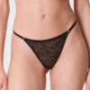 2er-Pack Tanga-Slips aus gewellter Spitze – Schwarz 2er-Pack Tanga-Slips aus gewellter Spitze – Schwarz
