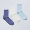 3er-Pack Bella-Shorts-Socken – Blau gemischt 3er-Pack Bella-Shorts-Socken – Blau gemischt