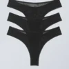 3er-Pack Bonnie Mesh Brazilian Slips – Schwarz 3er-Pack Bonnie Mesh Brazilian Slips – Schwarz