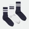 3er-Pack gestreifte Sportsocken – Streifen-Kombination 3er-Pack gestreifte Sportsocken – Streifen-Kombination