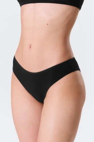 3er-Pack Inez Brazilian Cotton Slips – Schwarz