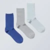3er-Pack Lova Shiny Socken – Blaugrau schimmernd 3er-Pack Lova Shiny Socken – Blaugrau schimmernd