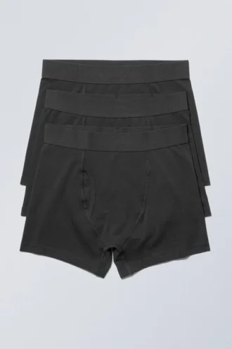 3er-Pack Slips – Schwarz
