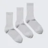 3er-Pack Socken – Grau meliert 3er-Pack Socken – Grau meliert