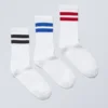 3er-Pack Sport-Socken mit Streifen – Blau-Schwarz-Rot-Streifen 3er-Pack Sport-Socken mit Streifen – Blau-Schwarz-Rot-Streifen