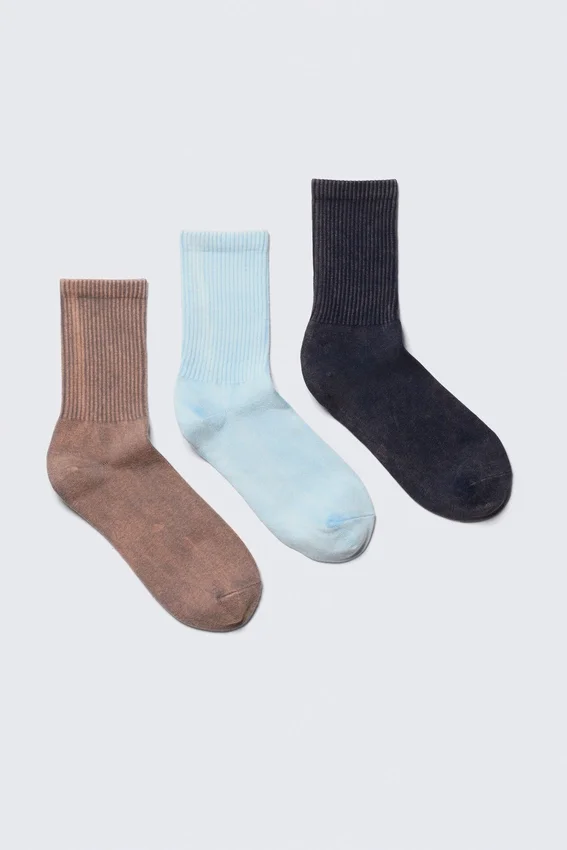3er-Pack Sportsocken – Rostrot/Hellblau/Dunkelblau 3er-Pack Sportsocken – Rostrot/Hellblau/Dunkelblau