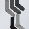5er-Pack Rippensocken – Dusty Grey Mix 5er-Pack Rippensocken – Dusty Grey Mix