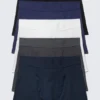 5er-Pack Slips – Schwarz/Blau/Weiß/Grau 5er-Pack Slips – Schwarz/Blau/Weiß/Grau
