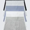 5er-Pack Slips – Schwarz/Grau/Blau/Weiß 5er-Pack Slips – Schwarz/Grau/Blau/Weiß