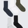 5er-Pack Socken – Blau/Grün/Grau/Schwarz/Weiß 5er-Pack Socken – Blau/Grün/Grau/Schwarz/Weiß