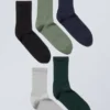 5er-Pack Socken – Grün, Schwarz, Grau, Marineblau 5er-Pack Socken – Grün, Schwarz, Grau, Marineblau