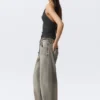 Abell Mid Rise Regular Barrel Jeans – Canyon Grey – Medium Grey Abell Mid Rise Regular Barrel Jeans – Canyon Grey – Medium Grey
