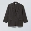 Aiden Oversized-Blazer – Dunkelgrau Aiden Oversized-Blazer – Dunkelgrau