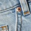 Aimo Denim-Shorts mit mittlerer Leibhöhe und geradem Bein – Venice Blue – Hellblau