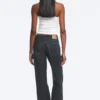 Ample Low Rise Loose Wide Jeans – Blue Rinse – Dunkelblau Ample Low Rise Loose Wide Jeans – Blue Rinse – Dunkelblau