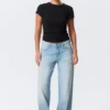 Ample Low Rise Loose Wide Jeans – Kimberley Blue – Hellblau Ample Low Rise Loose Wide Jeans – Kimberley Blue – Hellblau