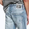 Anti Unisex-Jeans mit niedriger Taille, geradem Schnitt und normaler Passform – Blue Moon – Hellblau | Cheap Monday GB