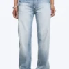 Anti Unisex-Jeans mit niedriger Taille, geradem Schnitt und normaler Passform – Blue Moon – Hellblau | Cheap Monday GB