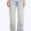 Anti Unisex-Jeans mit niedriger Taille, geradem Schnitt und normaler Passform – Hellblau | Cheap Monday GB