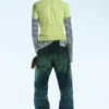 Anti Unisex-Jeans mit niedriger Taille, geradem Schnitt und normaler Passform – Marinegrün – Grün | Cheap Monday GB