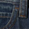 Anti Unisex-Jeans mit niedriger Taille, geradem Schnitt und normaler Passform – Stahlblau – Mittelblau | Cheap Monday GB