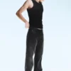 Anti Unisex-Jeans mit niedriger Taille, geradem Schnitt und normaler Passform – Washed Black | Cheap Monday GB