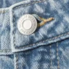 Area Mid Rise Loose Wide Jeans – Blue Fade – Mittelblau