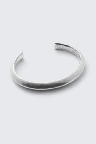 Armband mit offener Schließe – oxidiertes Silber