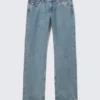Arrow Low Rise Regular Straight Jeans – 2000 Blue – Mittelblau Arrow Low Rise Regular Straight Jeans – 2000 Blue – Mittelblau