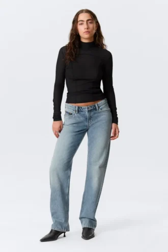 Arrow Low Rise Regular Straight Jeans – Blue Fade – Mittelblau Arrow Low Rise Regular Straight Jeans – Blue Fade – Mittelblau
