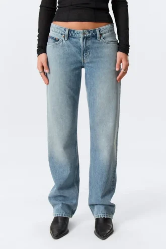 Arrow Low Rise Regular Straight Jeans – Blue Fade – Mittelblau Arrow Low Rise Regular Straight Jeans – Blue Fade – Mittelblau