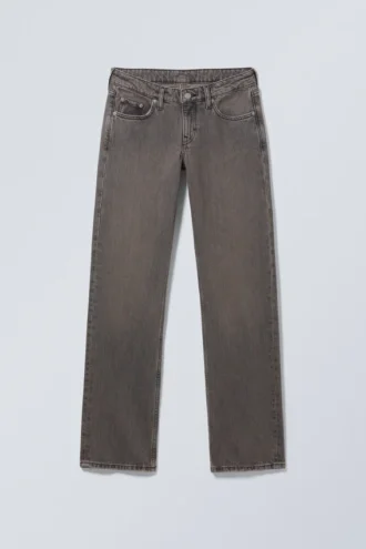 Arrow Low Rise Regular Straight Jeans – Clay Grey – Grau
