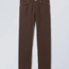Arrow Low Rise Regular Straight Jeans – Kakaobraun Arrow Low Rise Regular Straight Jeans – Kakaobraun