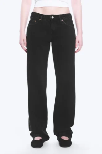 Arrow Low Rise Regular Straight Jeans – Tuned Black – Schwarz
