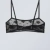 Ash Lace Semi Scooped Bra – Schwarze Spitze Ash Lace Semi Scooped Bra – Schwarze Spitze
