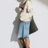Ash Loose Denim Shorts – Kimberly Worn – Mittelblau Ash Loose Denim Shorts – Kimberly Worn – Mittelblau